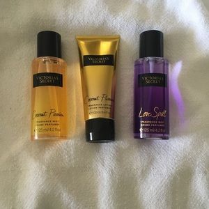 Victoria secret body mist and lotion